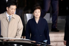 Cựu Tổng thống Hàn Quốc Park Geun-hye. (Nguồn: AFP/TTXVN)