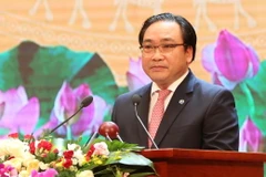 Ông Hoàng Trung Hải, Ủy viên Bộ Chính trị, Bí thư Thành ủy Hà Nội. (Ảnh: Phương Hoa/TTXVN)