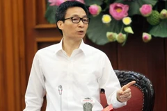 Phó Thủ tướng Vũ Đức Đam phát biểu. (Ảnh: Doãn Tấn/TTXVN)