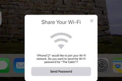 Dễ dàng chia sẻ mật khẩu mạng Wi-Fi với bạn bè trên iOS 11