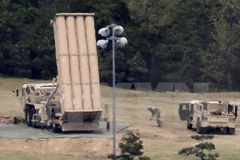 Hệ thống THAAD của Mỹ được triển khai tại Seongju, Hàn Quốc. (Nguồn: AP/TTXVN)