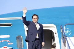 Thủ tướng Chính phủ Phạm Minh Chính lên đường về nước.(Ảnh: Dương Giang/TTXVN)