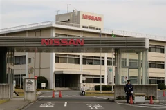 Quang cảnh bên ngoài nhà máy sản xuất ôtô Oppama thuộc Hãng Nissan Motor Co., ở Yokosuka, tỉnh Kanagawa, Nhật Bản. (Ảnh: AFP/TTXVN)