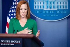 Người phát ngôn Nhà Trắng Jen Psaki trong cuộc họp báo ở Washington, DC ngày 6/8. (Ảnh: AFP/TTXVN)