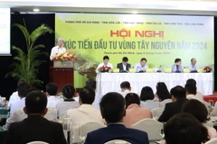 Hội nghị xúc tiến đầu tư vùng Tây Nguyên năm 2024. (Ảnh: Xuân Anh/TTXVN)