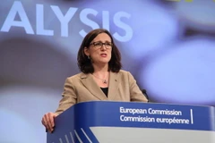 Bà Cecilia Malmstrom, Cao ủy về Nội vụ của Ủy ban châu Âu. (Nguồn: flickr.com)