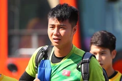 Không khí đội U23 Việt Nam đi xuống sau khi hoà 0-0 U23 Jordan và có nguy cơ bị loại khỏi U23 châu Á 2020. (Ảnh: Nguyên An/Vietnam+)