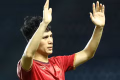 Đình Trọng bị treo giò ở trận đấu với tuyển Malaysia vào tháng 3 tới tại vòng loại World Cup 2022. (Ảnh: Nguyên An/Vietnam+)