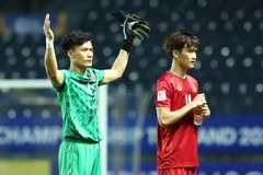 Thủ môn Bùi Tiến Dũng tiết lộ lý do U23 Việt Nam gặp khó khăn ở vòng chung kết U23 châu Á 2020. (Ảnh: Nguyên An/Vietnam+)