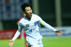 'Đàn em' của Công Phượng vào bán kết U17 Quốc gia 2020 cùng tham vọng vô địch. (Ảnh: Tá Hiển/Vietnam+)