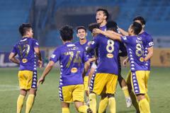 Hà Nội FC có lợi thế kép khi mùa giải 2021 bị hủy giữa chừng. (Ảnh: PV/Vietnam+)