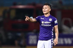 Hà Nội FC chiếm nhiều lợi thế nhất với lịch thi đấu thuận lợi. (Ảnh: Hiển Nguyễn/Vietnam+)