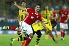 Hummels trong trận tranh siêu cúp tại sân Signal- Iduna Park tháng 8/2016 (Ảnh: Nguồn Fcb.de) 