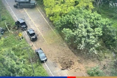 Hiện trường vụ việc. (Nguồn: The Nation Thailand)