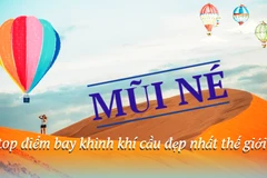 [Infographics] Mũi Né - top điểm bay khinh khí cầu đẹp nhất thế giới