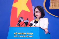Phó Phát ngôn Bộ Ngoại giao Phạm Thu Hằng. (Ảnh: TTXVN phát)
