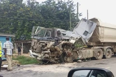 Hiên trường vụ tai nạn. (Nguồn: Ghana Web)