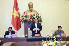 Chủ tịch Quốc hội Vương Đình Huệ phát biểu. (Ảnh: Doãn Tấn/TTXVN)