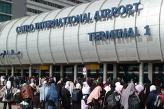 Sân bay Cairo, Ai Cập (Nguồn: AFP)