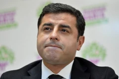 Chủ tịch Đảng Dân chủ Nhân dân (HDP) đối lập ở Thổ Nhĩ Kỳ Selahattin Demirtas. (Nguồn: AFP)
