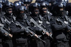 Cảnh sát đặc nhiệm chống khủng bố của Trung Quốc. (Nguồn: chinadaily.com.cn)