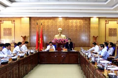 Ủy viên Ban Chấp hành Trung ương Đảng, Bí thư Tỉnh ủy, Trưởng đoàn Đại biểu Quốc hội tỉnh Lai Châu Giàng Páo Mỷ phát biểu. (Ảnh: Việt Hoàng/TTXVN)