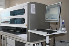 Máy xét nghiệm Real time PCR. (Ảnh minh họa: Thùy Dung/TTXVN)