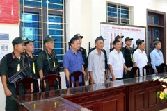 5 đối tượng là lãnh đạo, nguyên lãnh đạo xã Nghĩa Hải, huyện Nghĩa Hưng, tỉnh Nam Định bị khởi tố. (Ảnh: TTXVN phát)