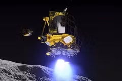 Tàu đổ bộ thông minh khảo sát Mặt Trăng (SLIM) của Nhật Bản. (Nguồn: JAXA)