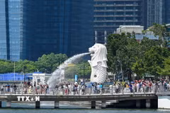 Singapore tiếp tục khẳng định vị thế trung tâm tài chính khi đứng vị trí thứ hai thế giới, chỉ sau Mỹ. (Nguồn: THX/TTXVN)