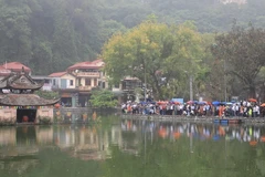 Một góc Chùa Thầy. (Nguồn: TTXVN)