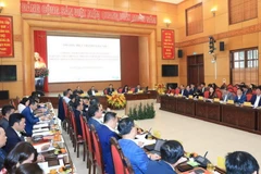 Toàn cảnh buổi làm việc. (Ảnh: TTXVN phát)