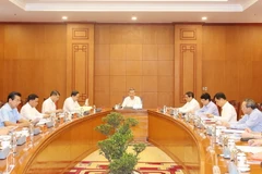 Tổng Bí thư, Chủ tịch nước Tô Lâm chủ trì cuộc họp. (Ảnh: Trí Dũng/TTXVN)