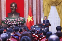 Tổng Bí thư, Chủ tịch nước Tô Lâm phát biểu. (Ảnh: Lâm Khánh/TTXVN)