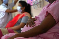 Sự không tương thích giữa các tế bào hồng cầu của mẹ và em bé có thể dẫn đến các biến chứng nghiêm trọng cho thai nhi. (Ảnh minh họa. Nguồn: AFP/TTXVN)