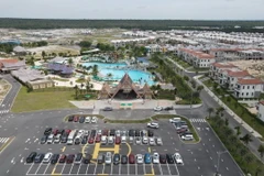 Hệ thống hạ tầng giao thông, cơ sở vật chất của huyện Xuyên Mộc, tỉnh Bà Rịa-Vũng Tàu. (Ảnh: Hoàng Nhị/TTXVN)