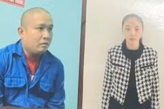 Hai đối tượng Mai Anh Tuấn và Nguyễn Thị Lan bị cơ quan Công an Thừa Thiên-Huế bắt giữ.