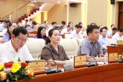 Các đại biểu tham dự kỳ họp. (Ảnh: TTXVN phát)