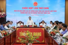 Phó Thủ tướng Chính phủ Trần Lưu Quang phát biểu chỉ đạo hội nghị. (Ảnh: Lê Huy Hải/TTXVN)