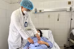 Sức khỏe bệnh nhân nữ N.T.L đã ổn định sau phẫu thuật. (Ảnh: TTXVN phát)