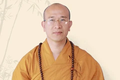 Sư trụ trì chùa Ba Vàng Thích Trúc Thái Minh.
