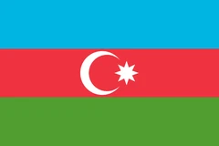 Quốc kỳ của Cộng hòa Azerbaijan. (Nguồn: Wikipedia)