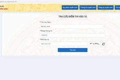 Tra cứu điểm thi vào lớp 10 tại Hà Nội.