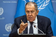 Ngoại trưởng Nga Sergey Lavrov. (Nguồn: AFP/TTXVN)