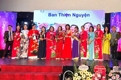 Lễ ra mắt Ban Thiện nguyện. (Ảnh: Phương Hoa/Vietnam+)