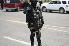 Lực lượng an ninh Mexico ở bang Michoaca. (Nguồn: AFP)