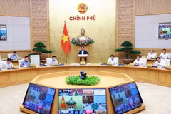 Thủ tướng Phạm Minh Chính chủ trì Phiên họp Chính phủ thường kỳ tháng 6 năm 2024. (Ảnh: Dương Giang/TTXVN)