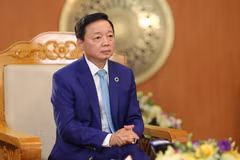 Bộ trưởng Bộ Tài nguyên và Môi trường. (Ảnh: Hùng Võ/Vietnam+)