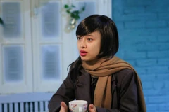 Hương Linh kể lại quá trình khởi nghiệp tại “Spaghetti Box” (Ảnh: Minh Sơn/Vietnam+)