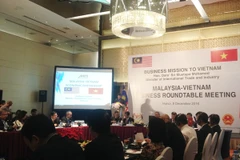 Hội nghị bàn tròn giữa các lãnh đạo doanh nghiệp Việt Nam – Malaysia, ngày 8/12. (Ảnh: PV/Vietnam+)